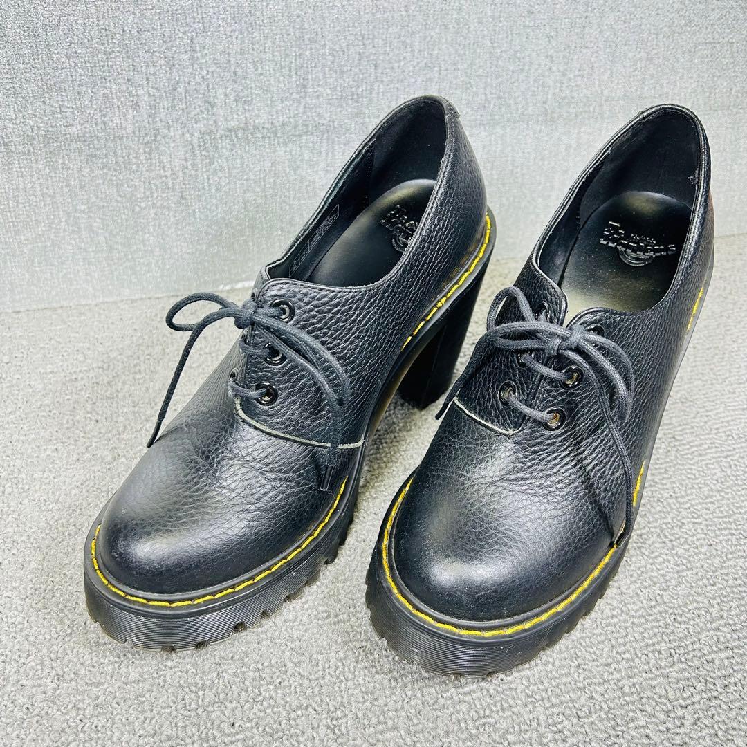 Dr.Martens SALOME スムースレザー レースアップ ヒールUK5