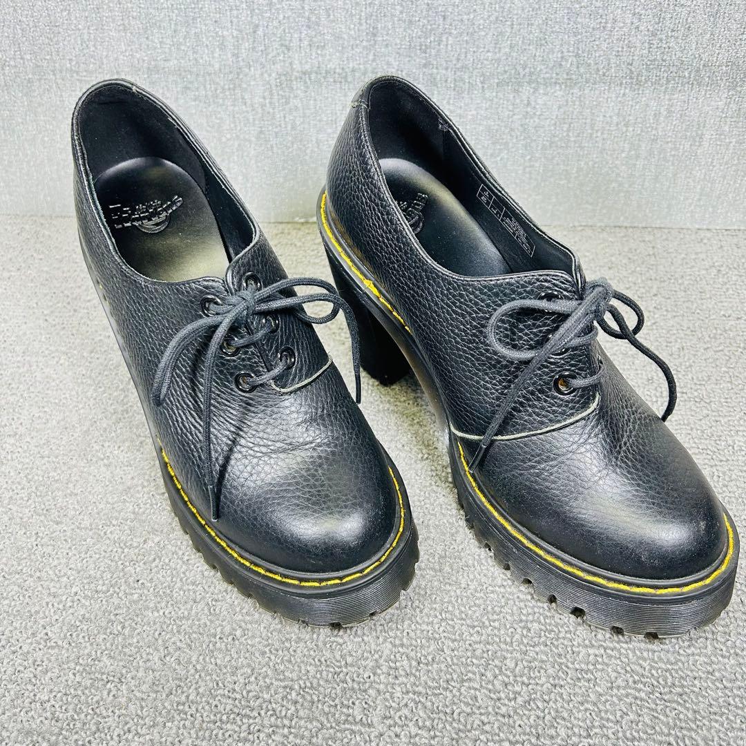Dr.Martens SALOME スムースレザー レースアップ ヒールUK5