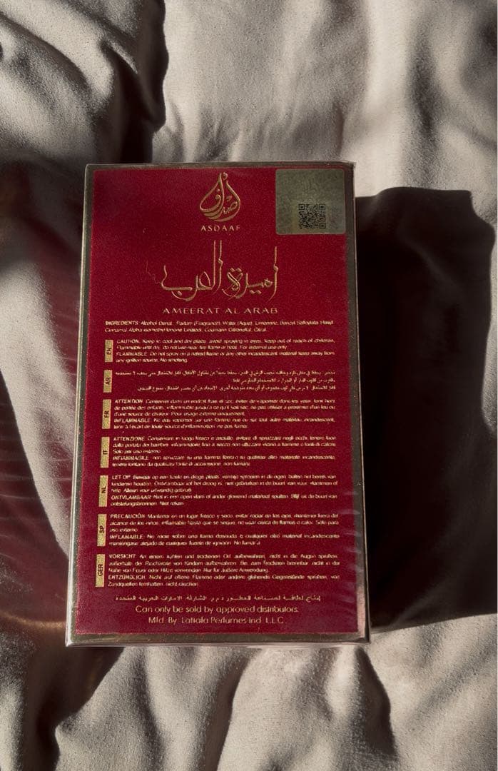 香水(ユニセックス) AMEERAT AL ARAB Eau de Parfum 100ml