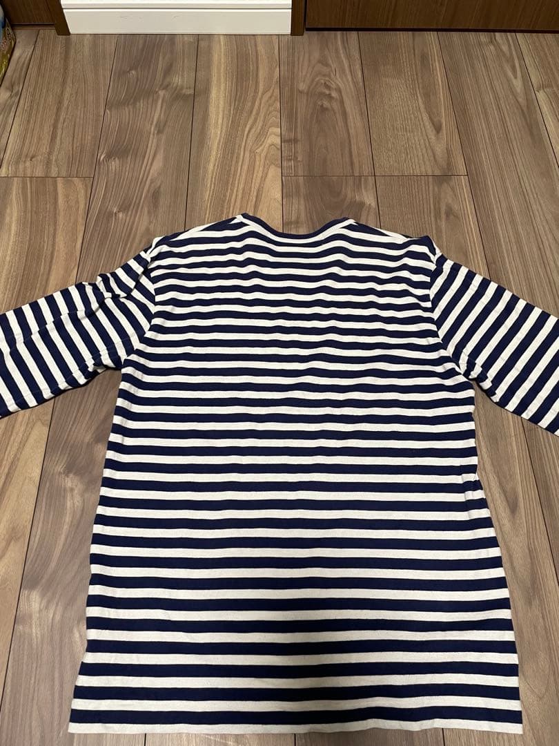 しゅうじ PLAY COMMEDESGARÇONS ボーダー長袖Tシャツ