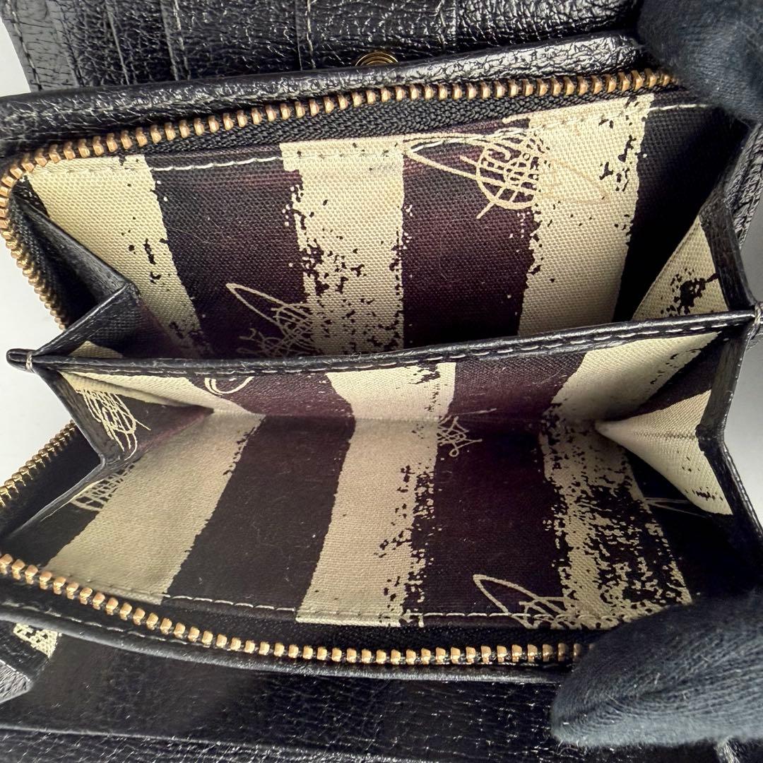 VivienneWestwood 三つ折り財布 オーブ ブラック エグゼクティブ