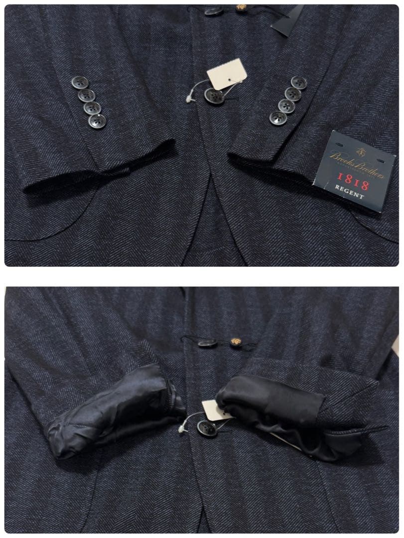 【未使用タグ付】 ブルックスブラザーズ 1818 REGENT テーラードJKT