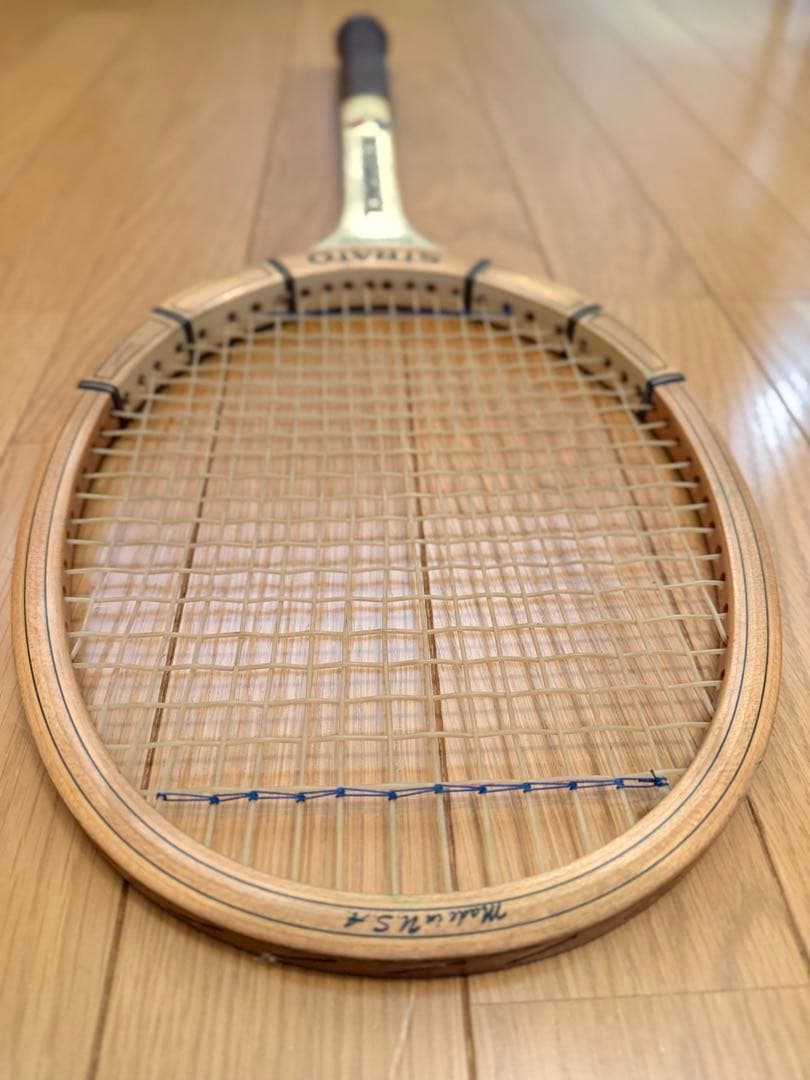 ROSSIGNOL STRATO 木製テニスラケット　ラケットプレス付