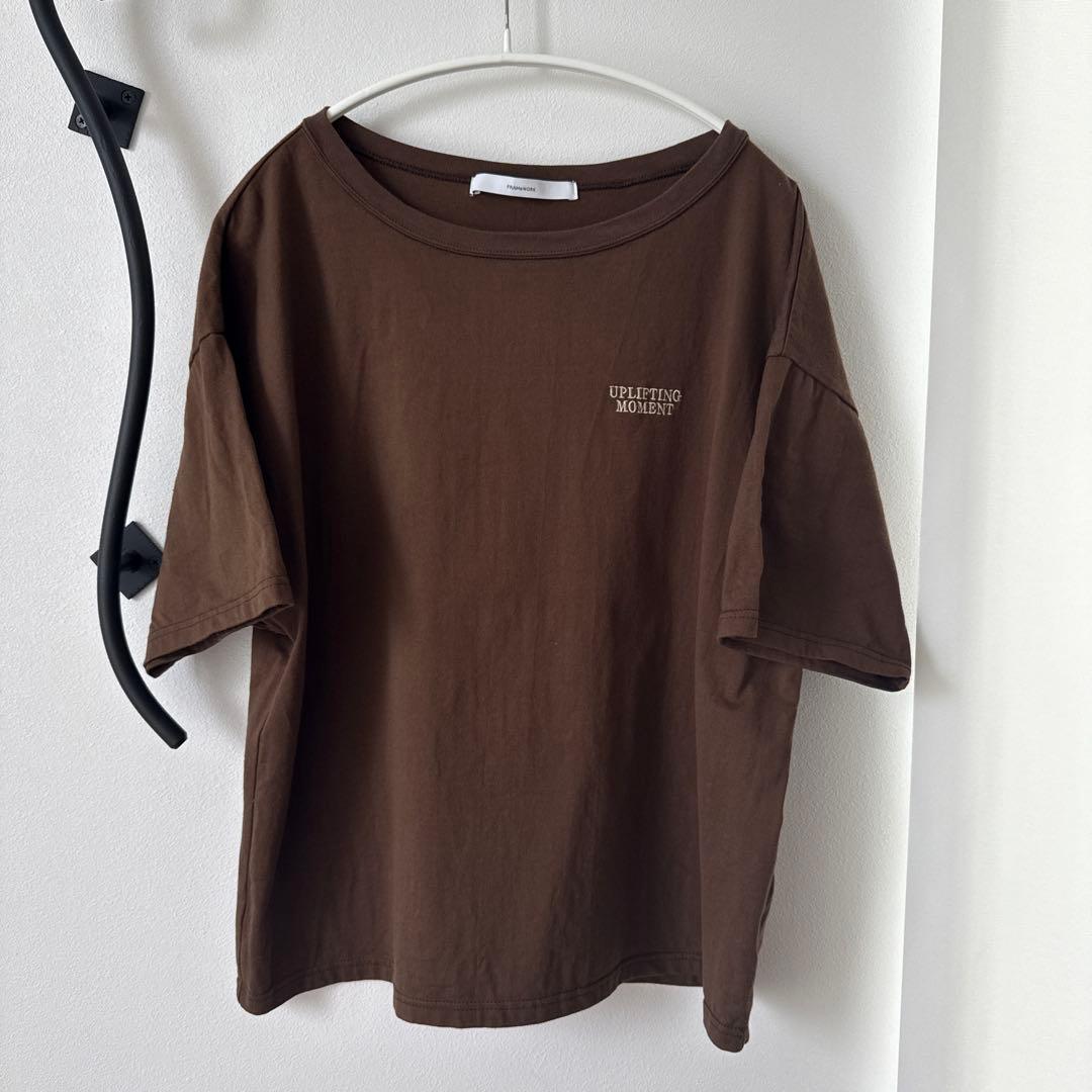 haruxFRAMeWORK コラボロゴTEE 2 ブラウン