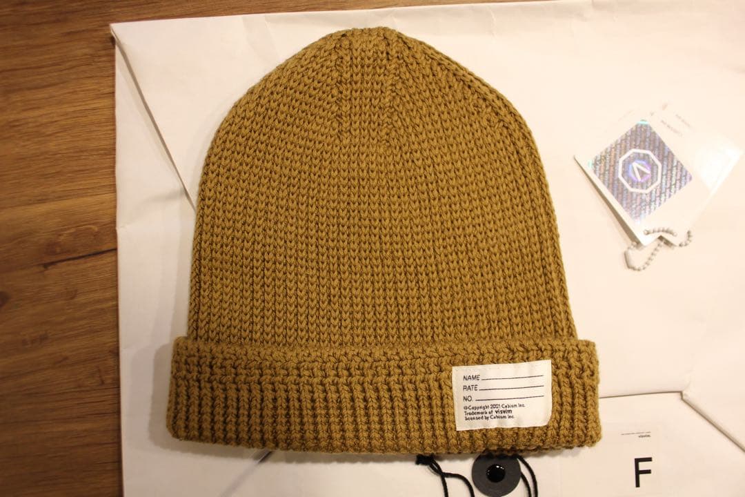 visvim cotton beanie ビーニー MUSTARD