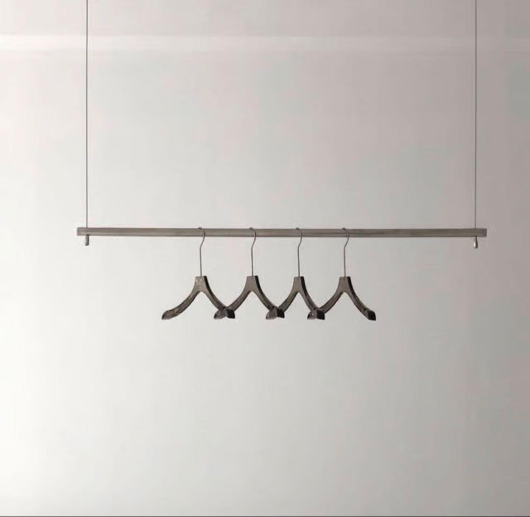 【120cm】ステンレス 吊り下げ ワイヤー ハンガーラック店舗什器