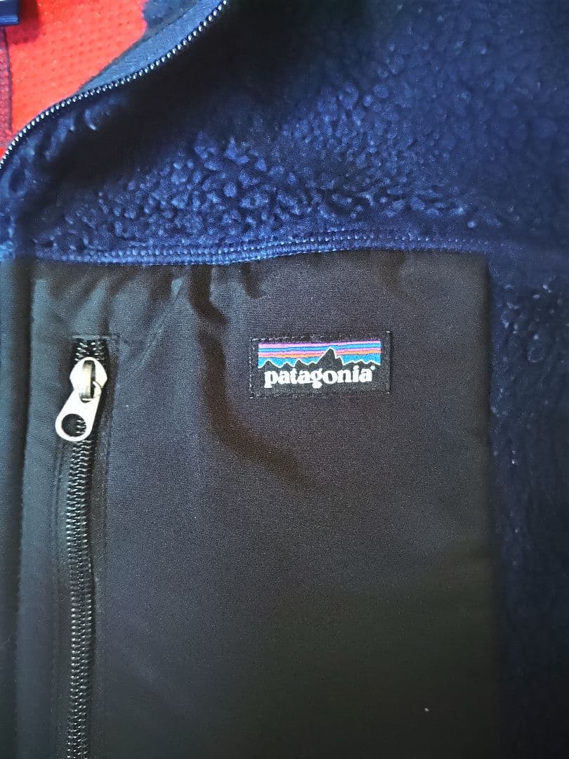 patagonia レトロX ネイビー フリースベスト Mサイズ