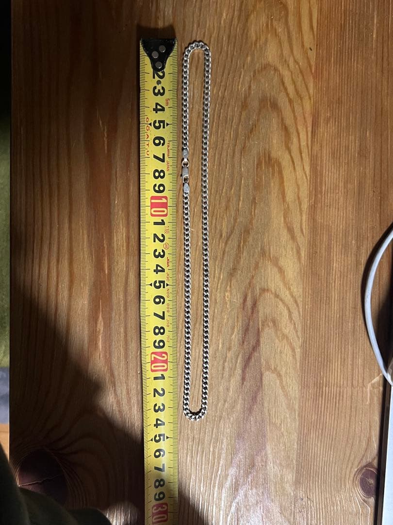 925シルバー リンクチェーン ネックレス 約50cm