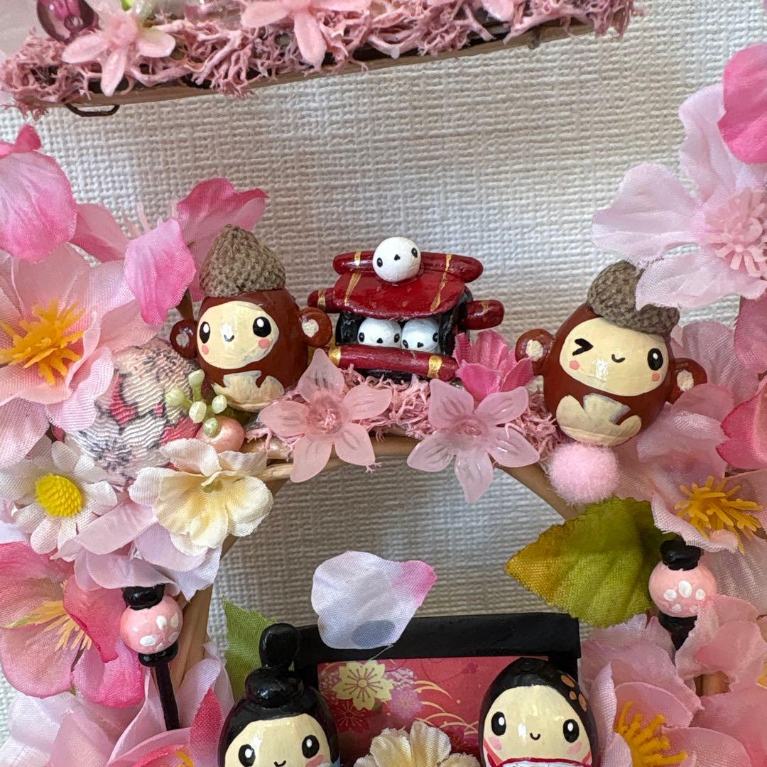 【一点もの】ひな☆ひな祭りの飾り
