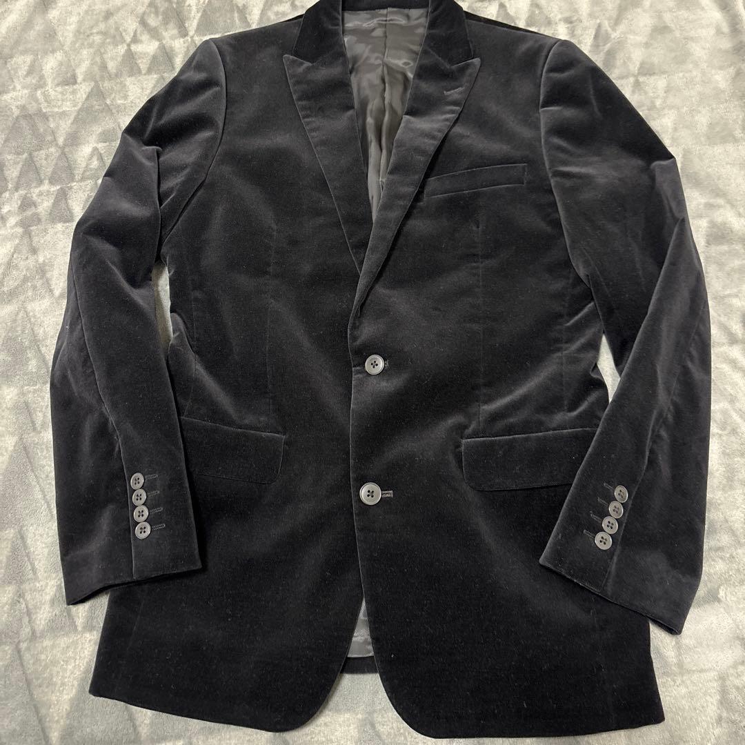 COMME CA DU MODE ベロアスーツ Mサイズ ブラック
