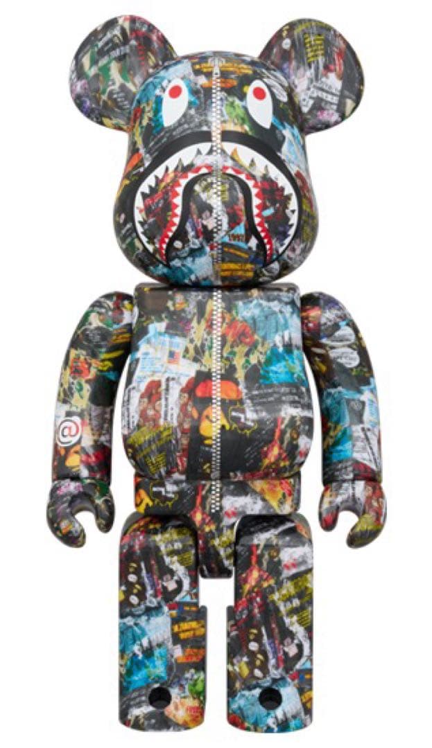 BE@RBRICK LEGACY CAMO SHARK 100％ & 400％