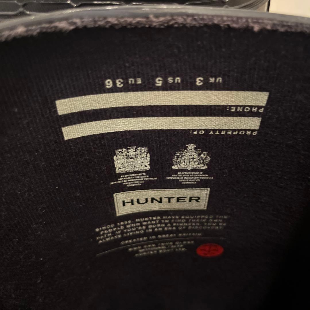 HUNTER オリジナルトール　レインブーツ　UK3