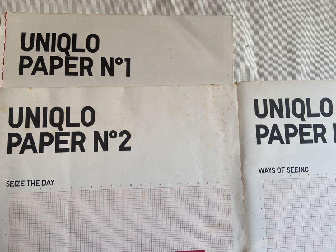 UNIQLO PAPER ユニクロペーパー　希少　ファッション誌　アート本