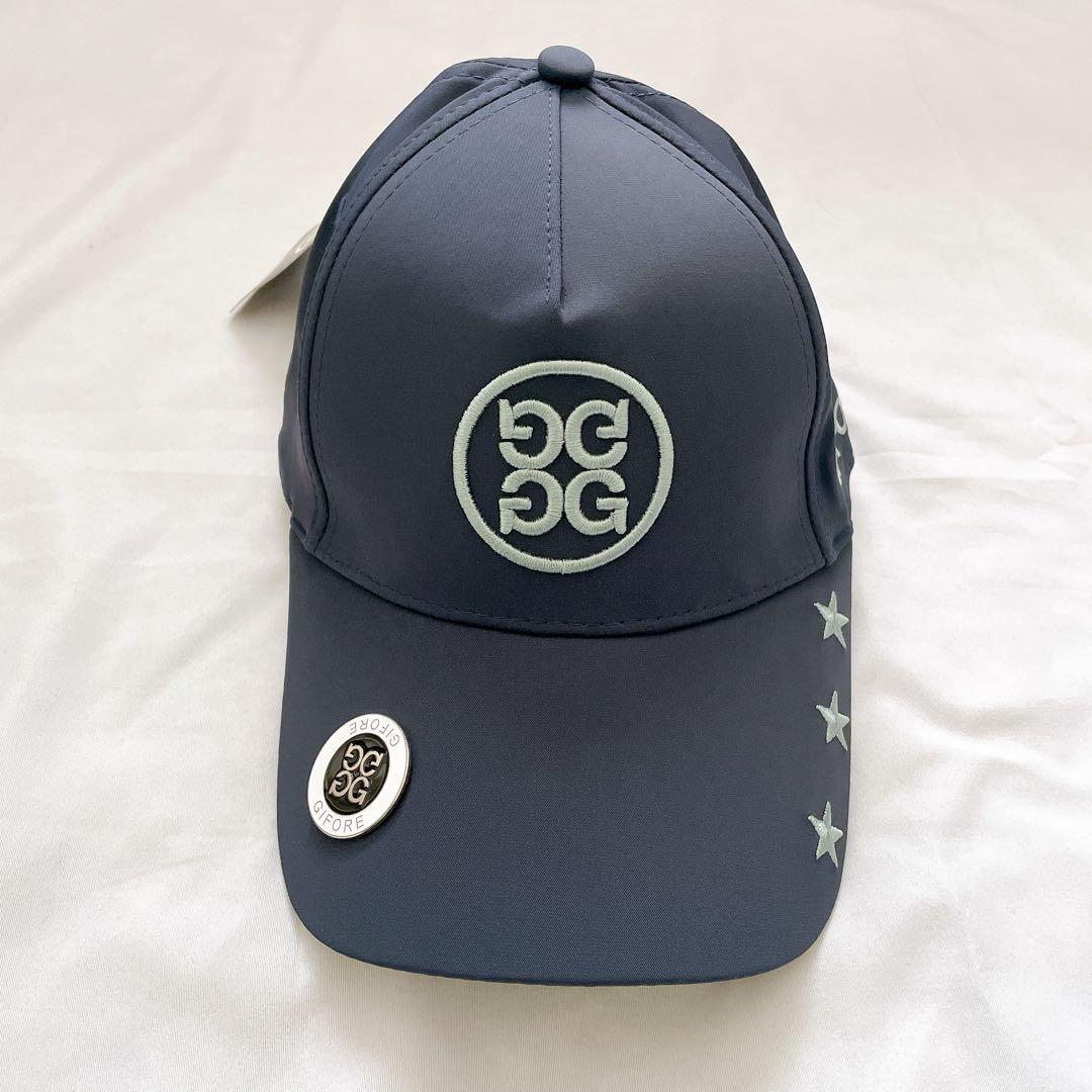 新品 キャップ G/FORE GOLF ジーフォア ゴルフ 日焼け防止 ネイビー