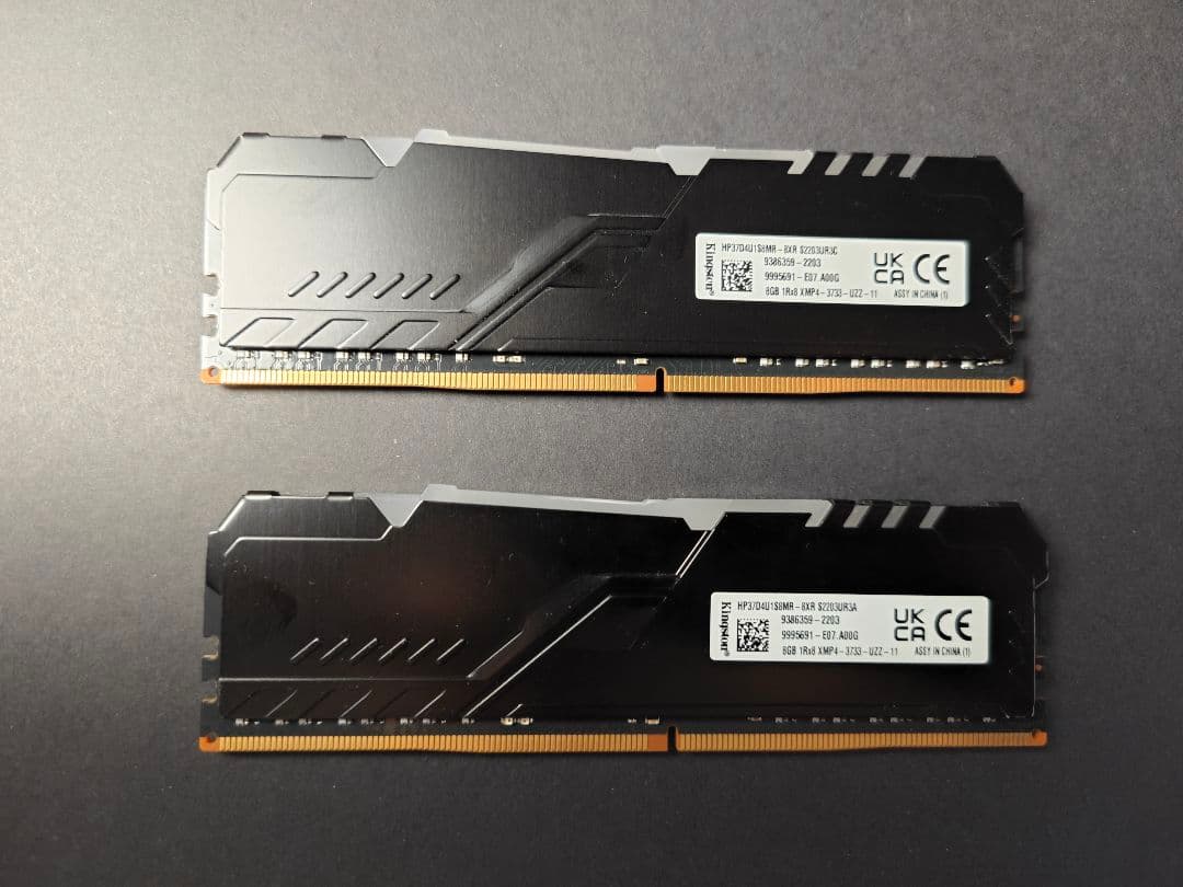HyperX FURY RGB DDR4 3733 16GB(8GB×2)