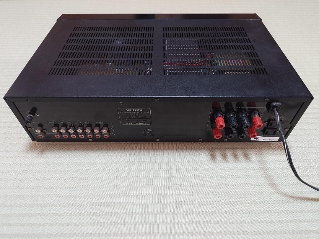 【中古】ONKYO プリメインアンプ　A-912
