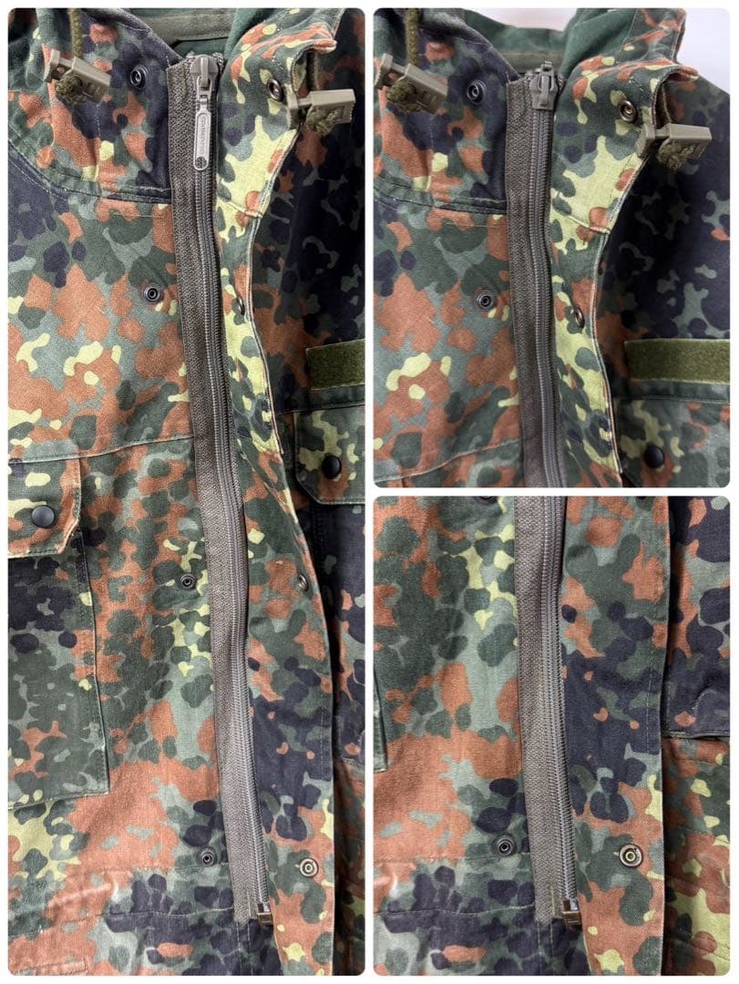 90s ドイツ軍 フレクターカモ 迷彩 フィールドパーカー ミリタリー S40b