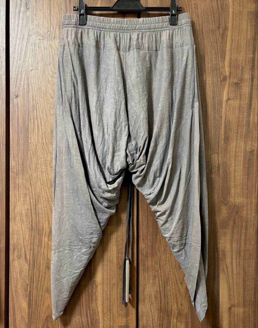 MA_JULIUS エムエーユリウス バックシャーリングサルエルパンツ 3 黒