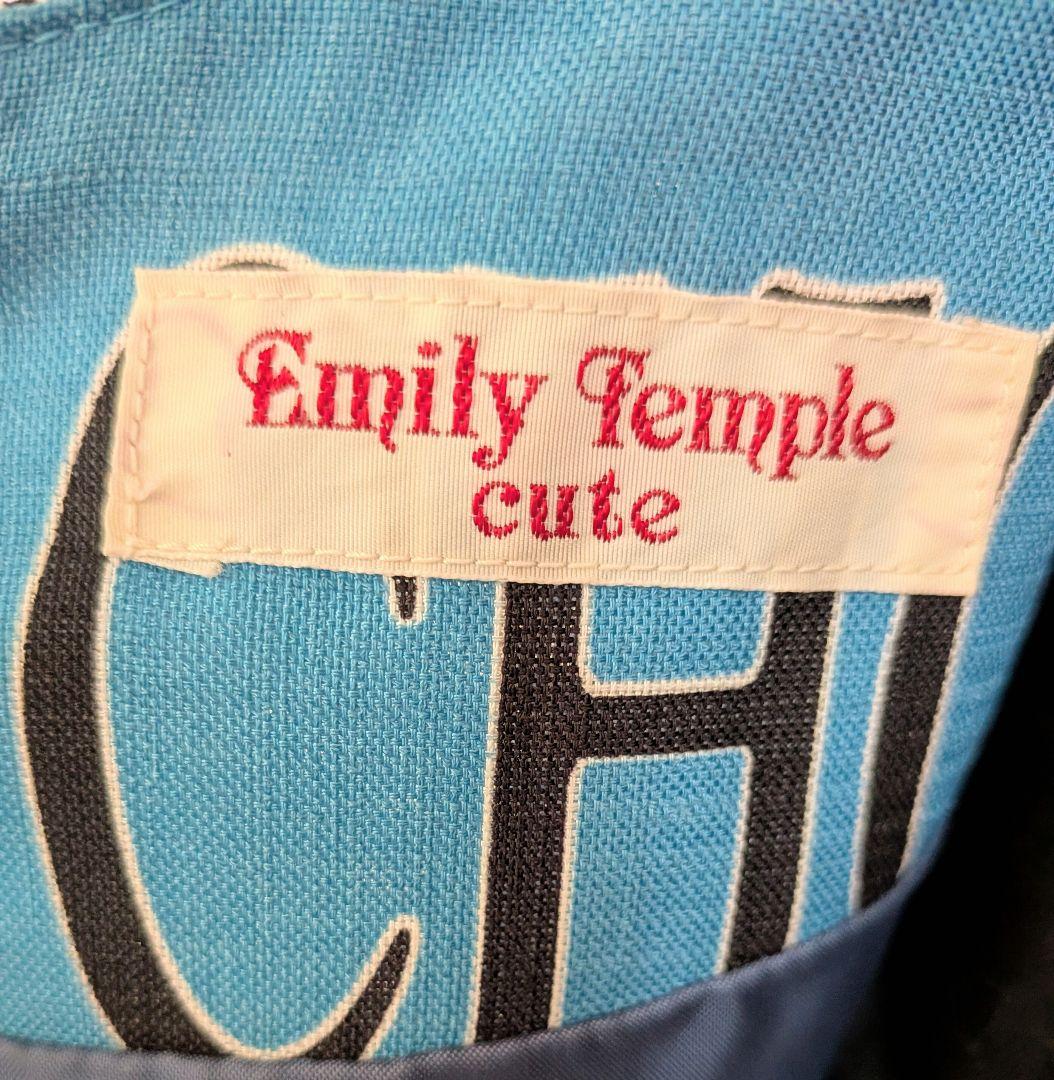【Emily Temple cute】スイーツ＆チョコレート柄 ロゴワンピース