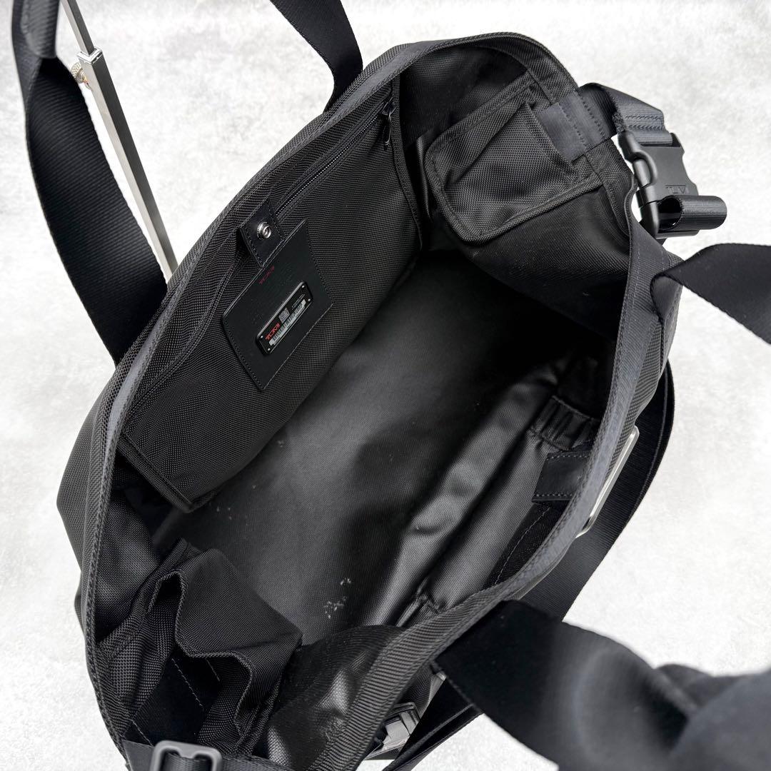 TUMI ALPHA3 キャリーオール トート ボストンバッグ ブラック 大容量
