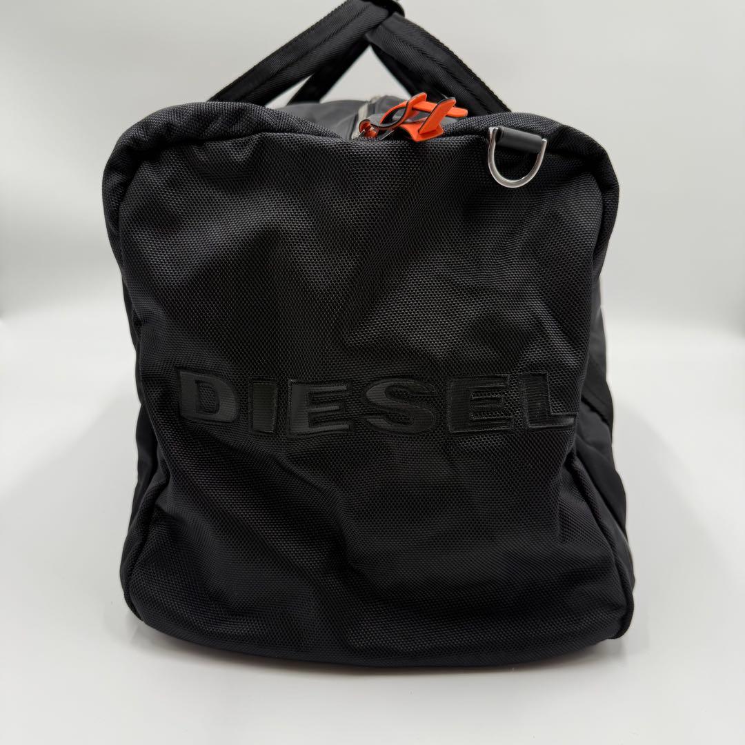 未使用級✨ DIESEL ボストンバッグ 大容量 2way メタル金具 黒