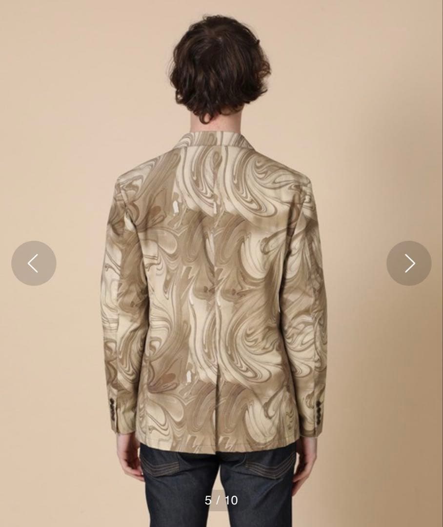 LANVIN en Bleu ランバンオンブルー 北村匠着用　マーブルテーラード