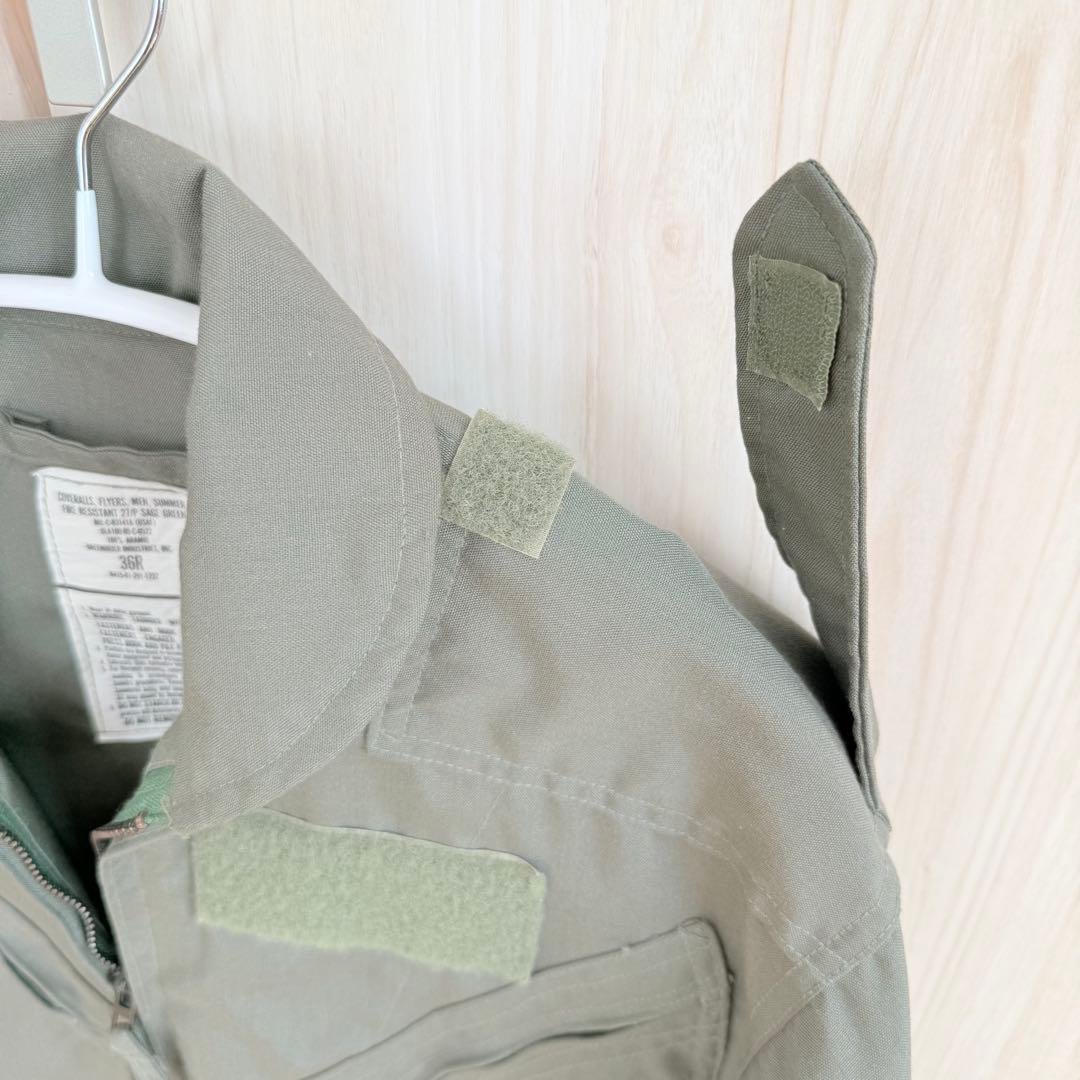 USAF CWU27P フライヤーズ カバーオール オリーブ グリーン 36R