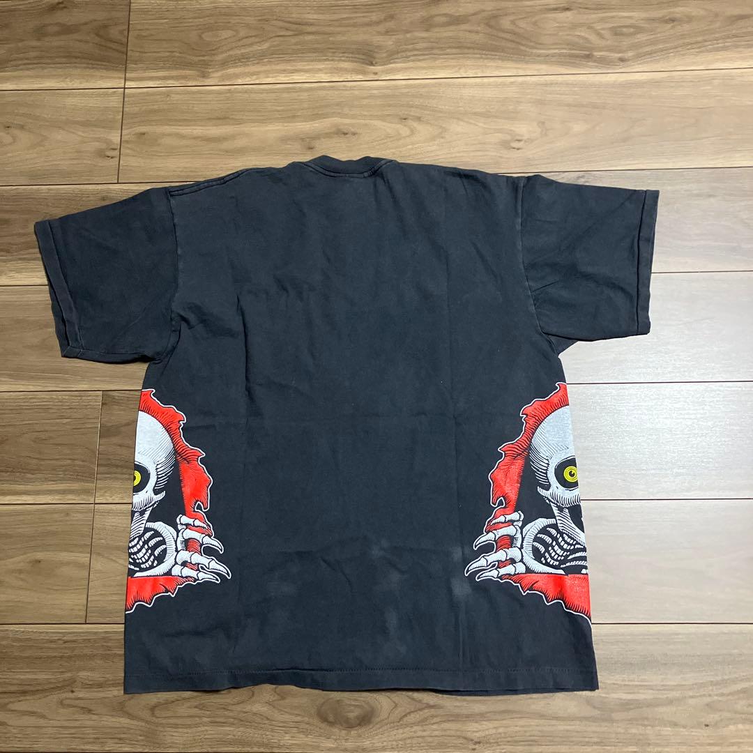 ぬ*様 パウエルペラルタ　覗きボーン　バックプリントTシャツ