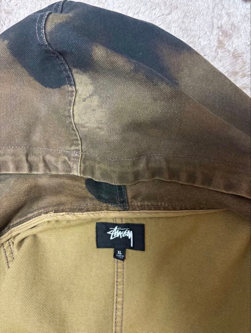 ジャケット・アウター STUSSY FLORAL DYE WORK JACKET