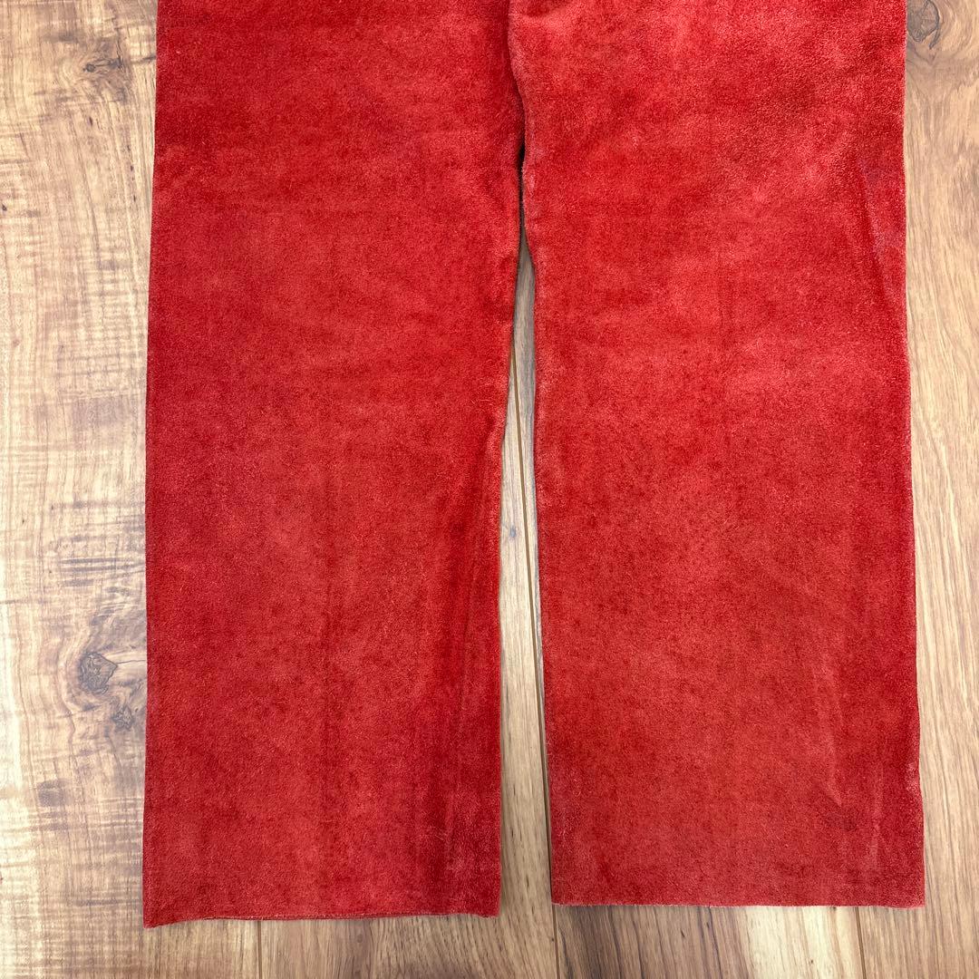 Polo Ralph Lauren 90'S スエードパンツ 赤　ヴィンテージ