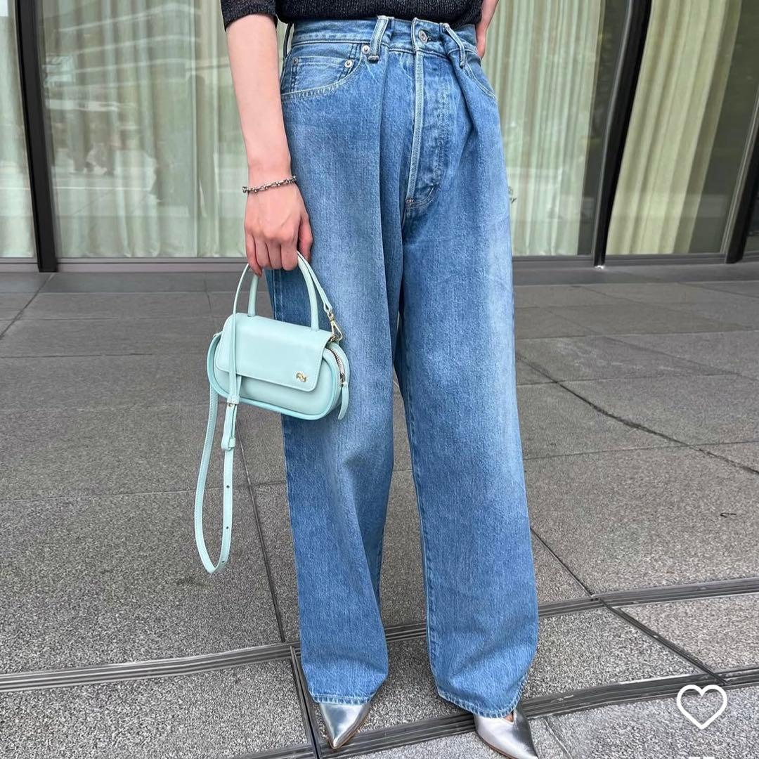 試着のみ！美品✨スタニングルアー　クロスワイドデニムパンツ
