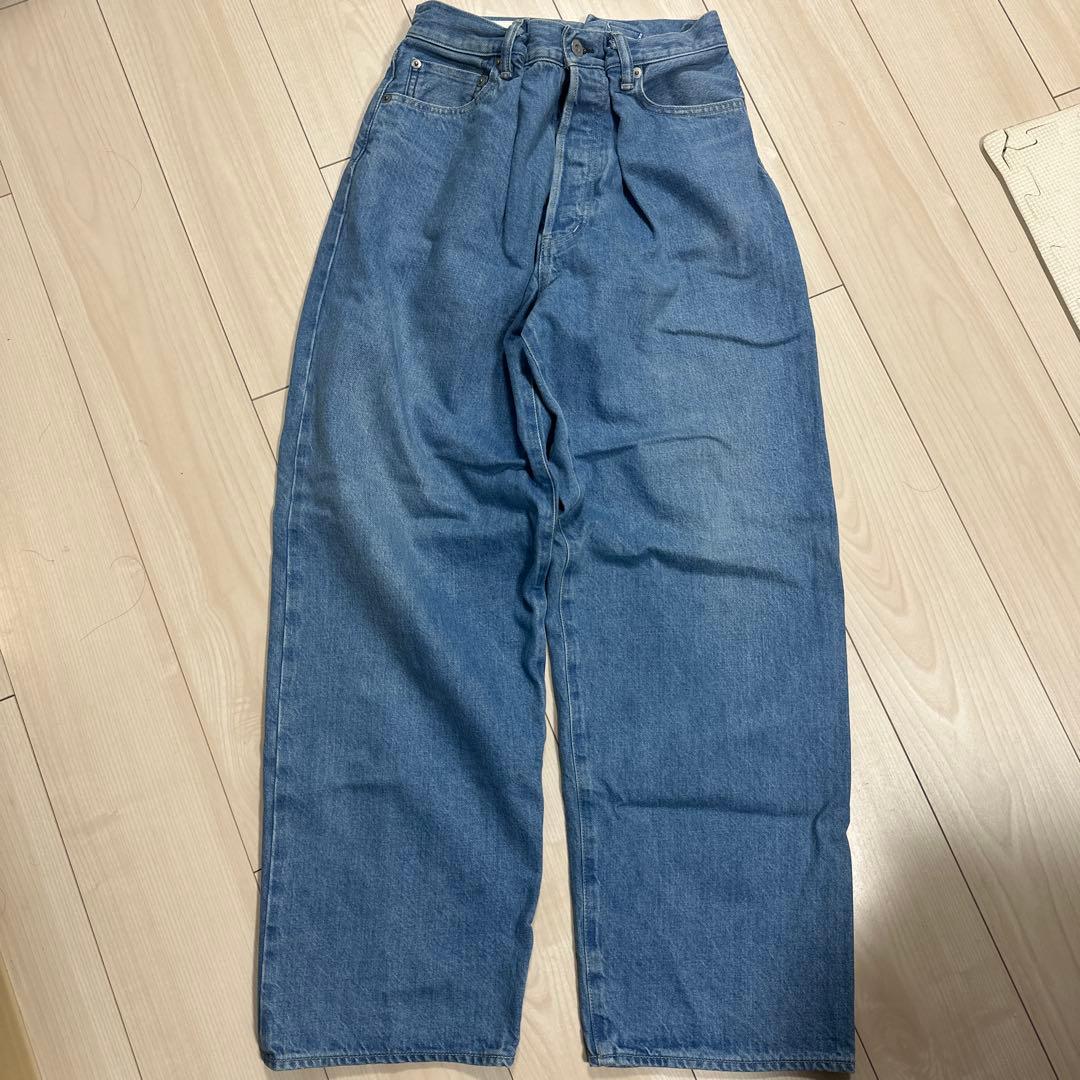 試着のみ！美品✨スタニングルアー　クロスワイドデニムパンツ