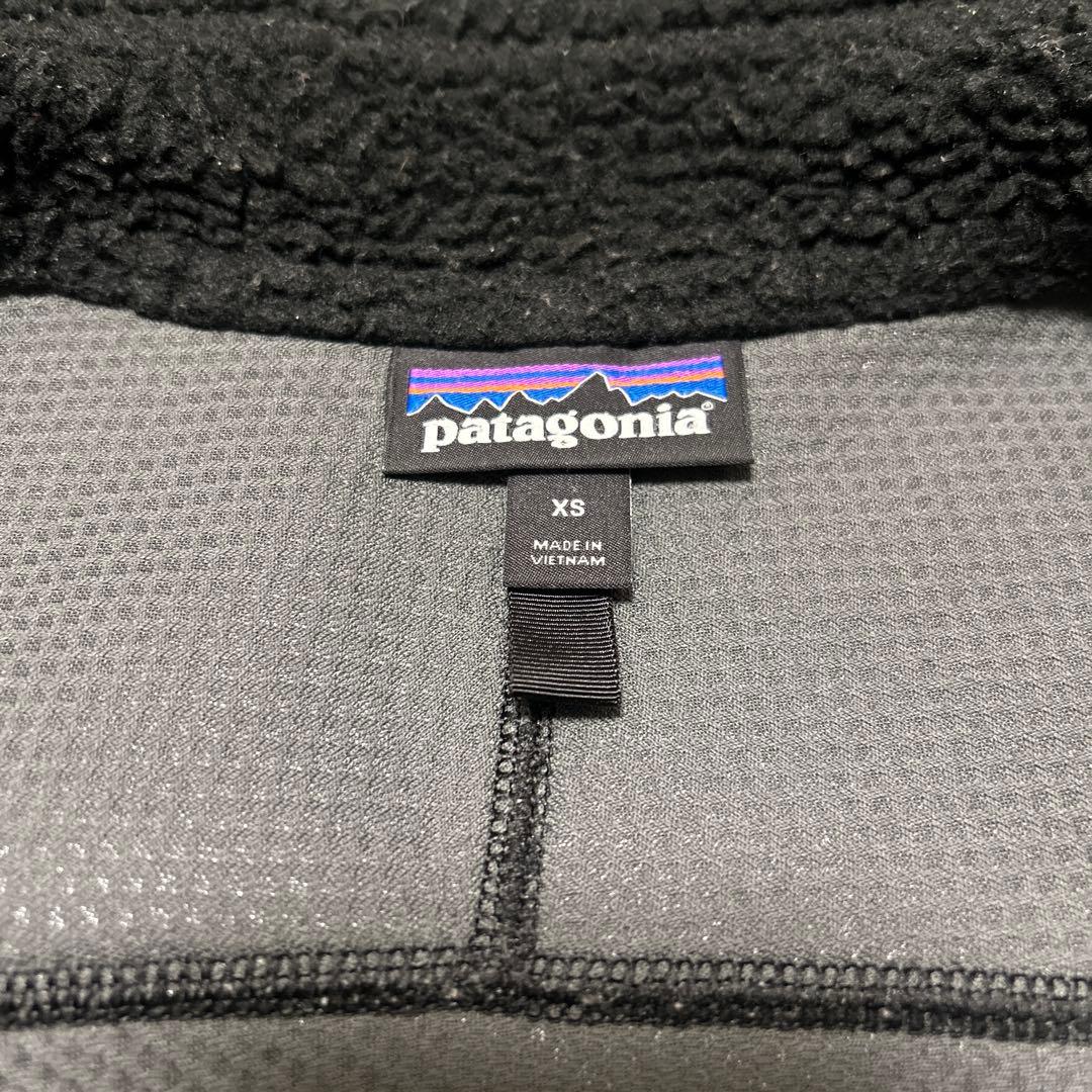 Patagonia レトロXベスト BOB オールブラック フリース