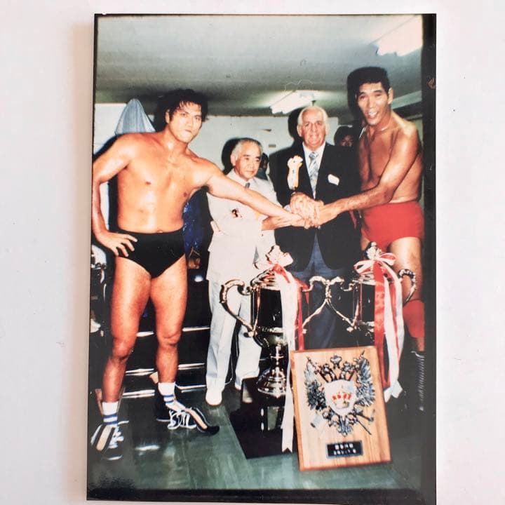 【超貴重BI砲生写真付き】プロレスアルバム 夢のオールスター戦
