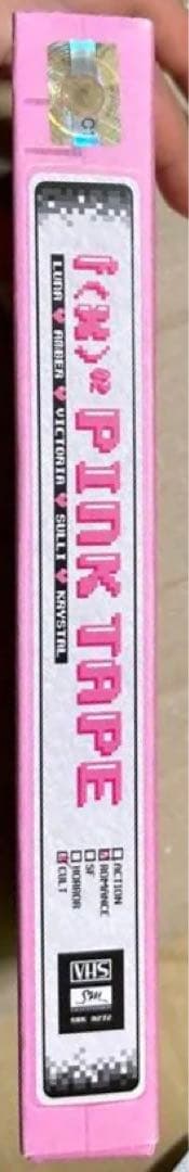 f(x) pink tape 에프엑스　韓国 kpop 케이팝　東方神起　値下可