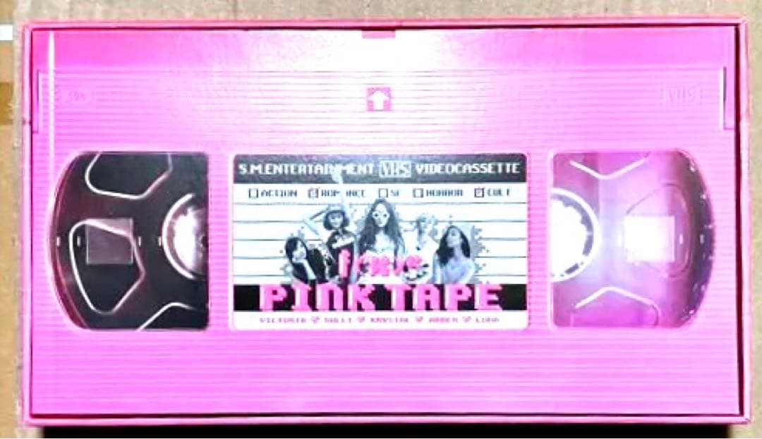 f(x) pink tape 에프엑스　韓国 kpop 케이팝　東方神起　値下可
