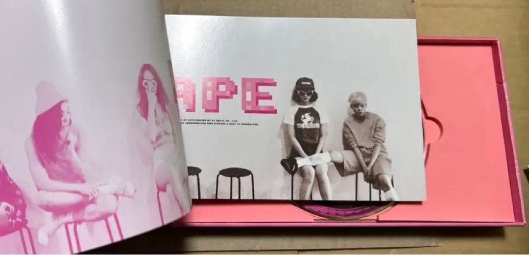 f(x) pink tape 에프엑스　韓国 kpop 케이팝　東方神起　値下可