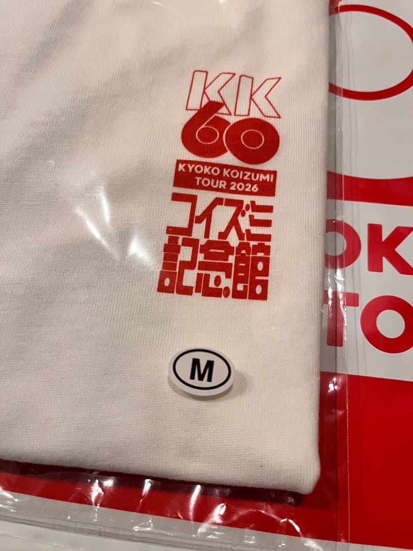 小泉今日子KK60ツアー2026 Tシャツ Mサイズ