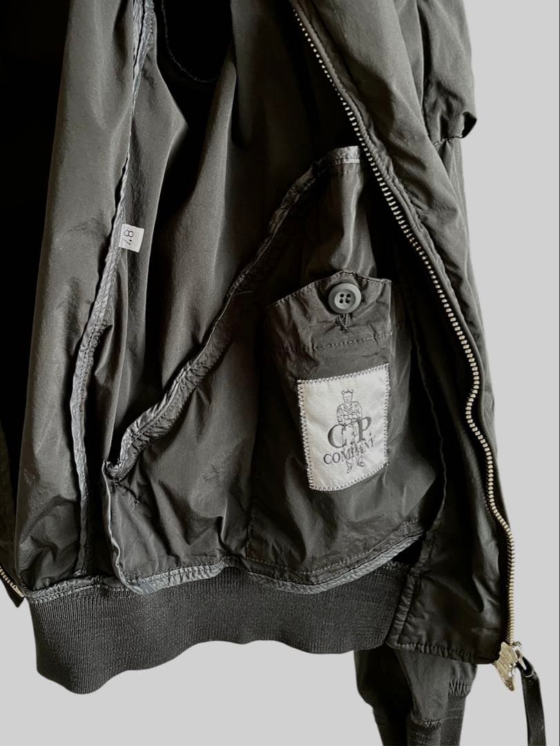 美品 C.P. COMPANY シーピーカンパニー ブルゾン MA-1 ブラック