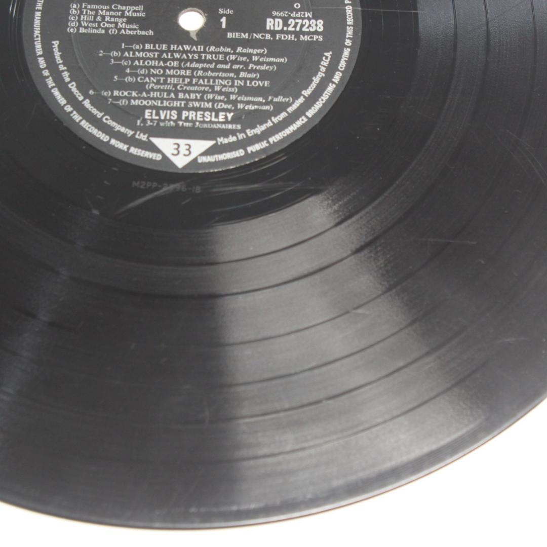英LP Elvis Presley Blue Hawaii UK盤 Mono