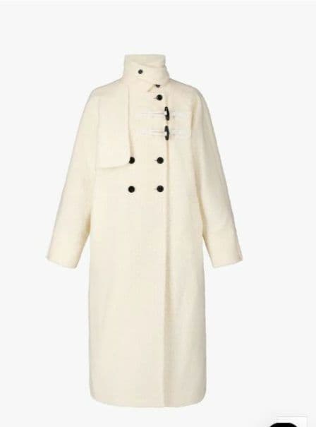 【新品タグ付】【今季】Bibiy　MANON DUFFLE COAT ホワイト