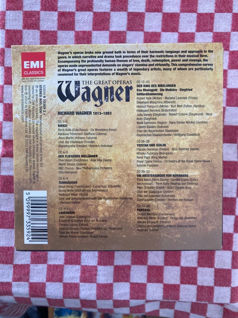 EMIワーグナーオペラ全集 THE GREAT OPERAS Wagner