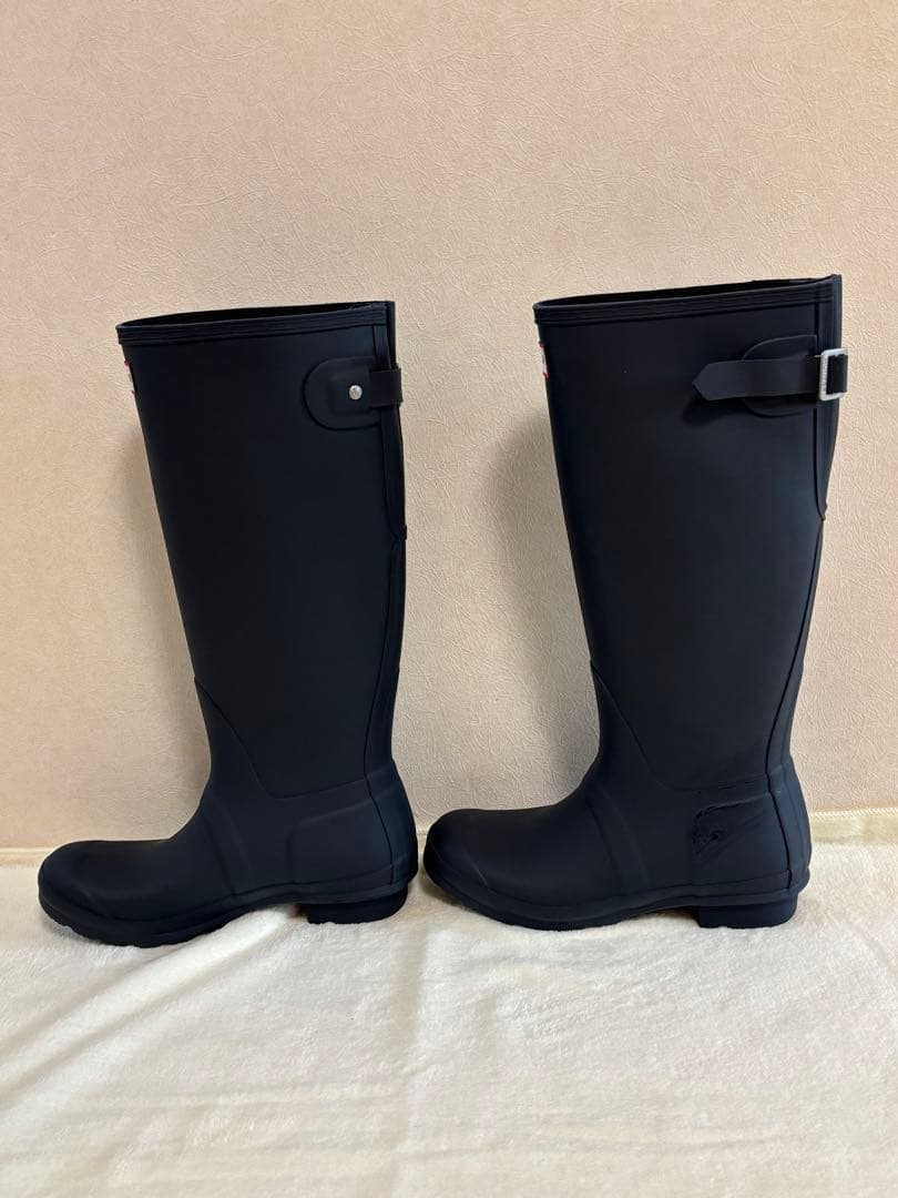 ⭐️美品　HUNTER 紺色　ネイビー　長靴⭐️
