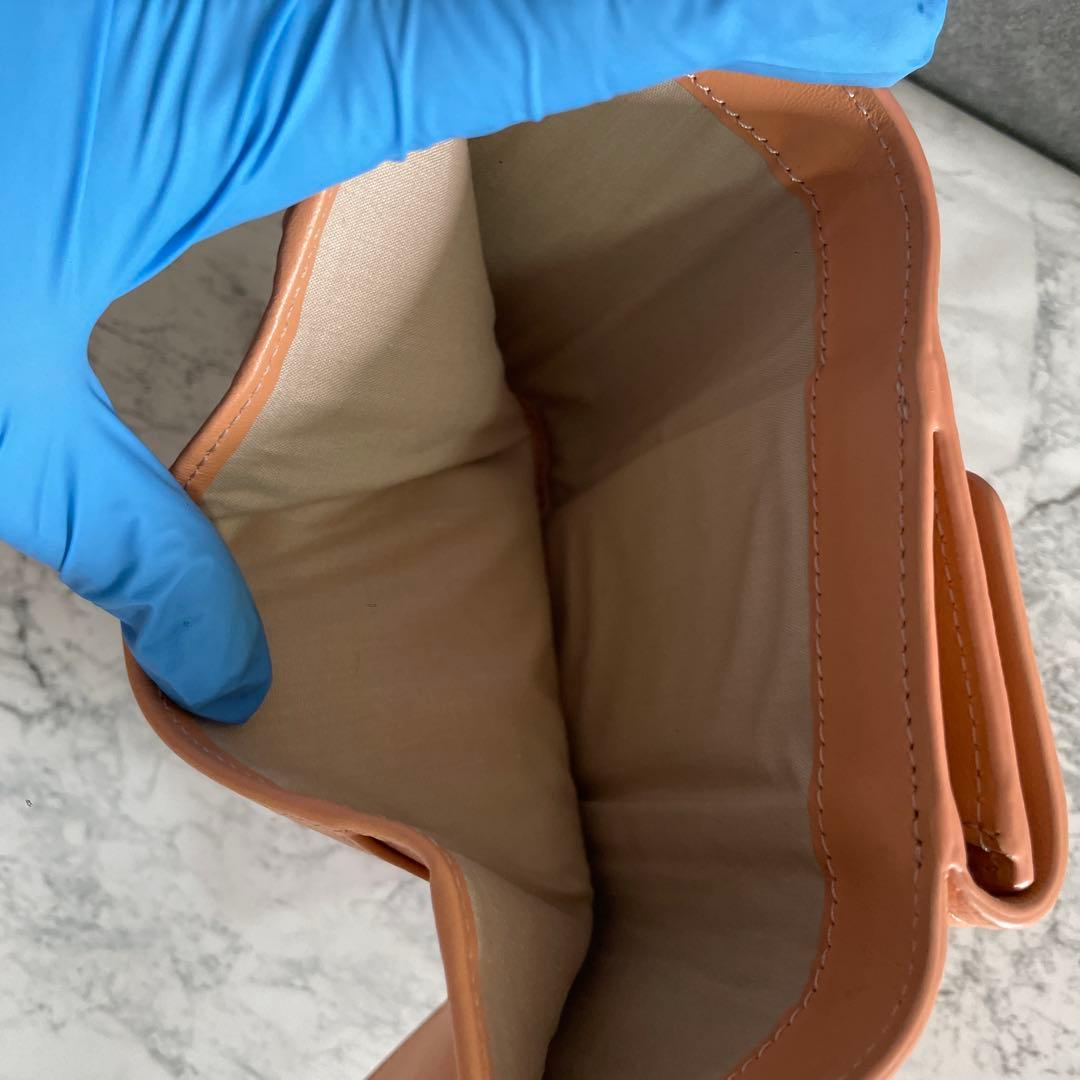 Chloé オレンジ 三つ折り財布
