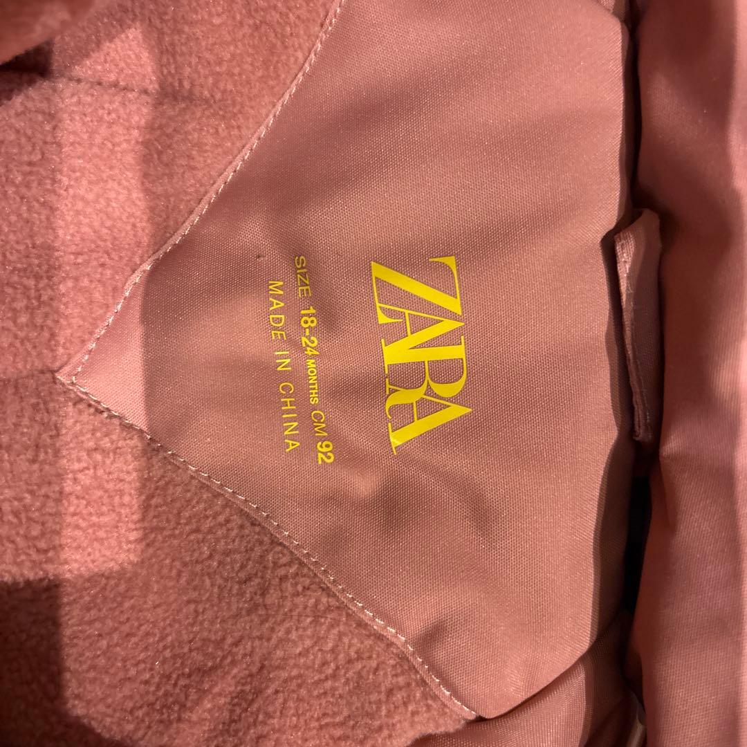 ZARA ドット柄フード付きウェア 18-24ヶ月 スノーブーツセット