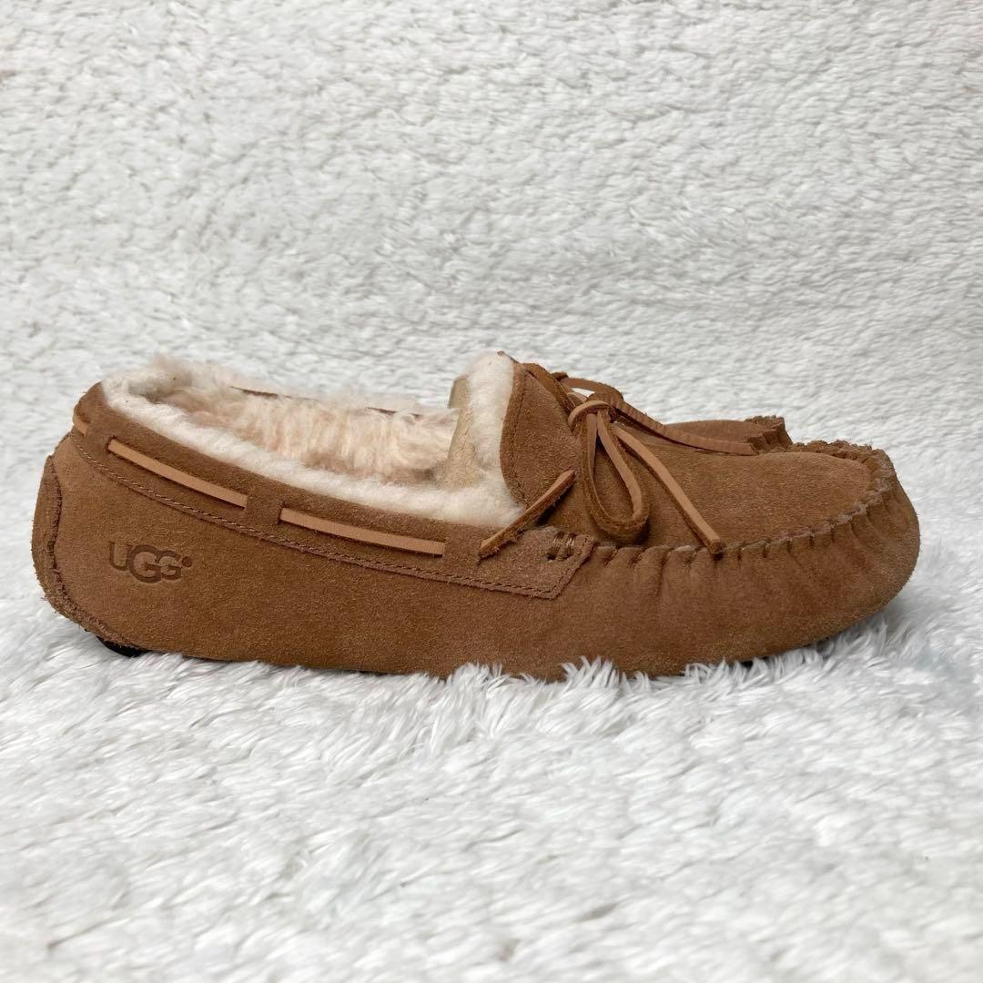 【美品】UGG アグ OLSEN オルセン チェストナット モカシン 26.0