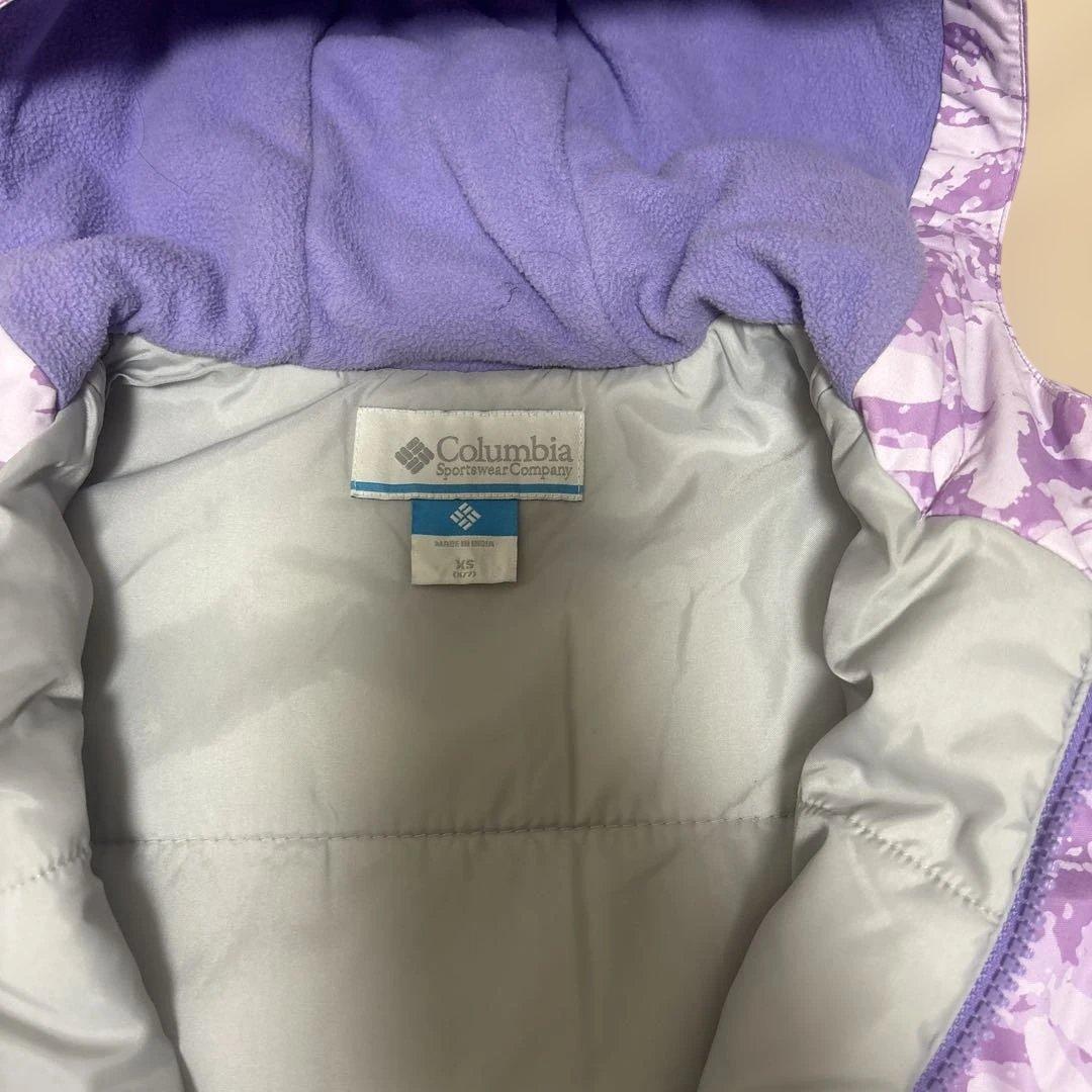 たなか　Columbia 子ども用スキーウェア 紫　XS 120cm位