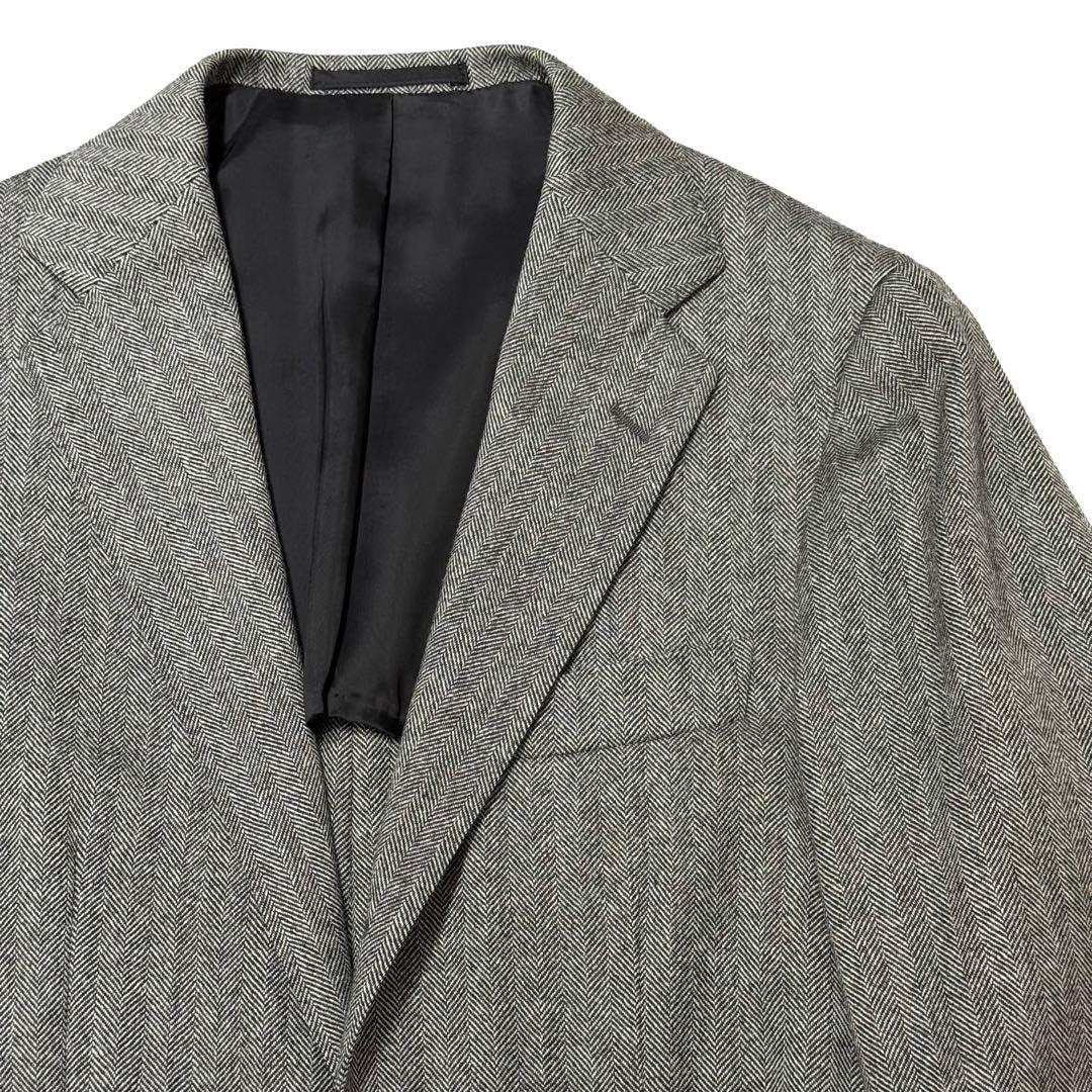 RING JACKET ヘリンボーン テーラードジャケット 42