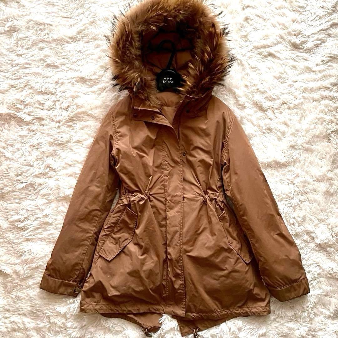 【専用】23区 モッズコート ダウンライナー キャメル ブラウン 40 洗える