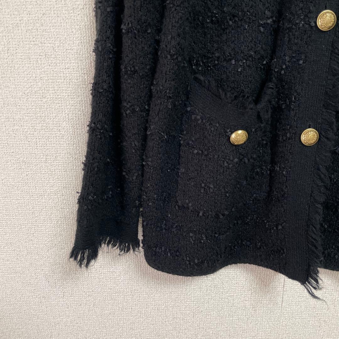 美品 定価3.5万円❤️ウィムガゼット ツイードニットジャケット⭐️送料無料